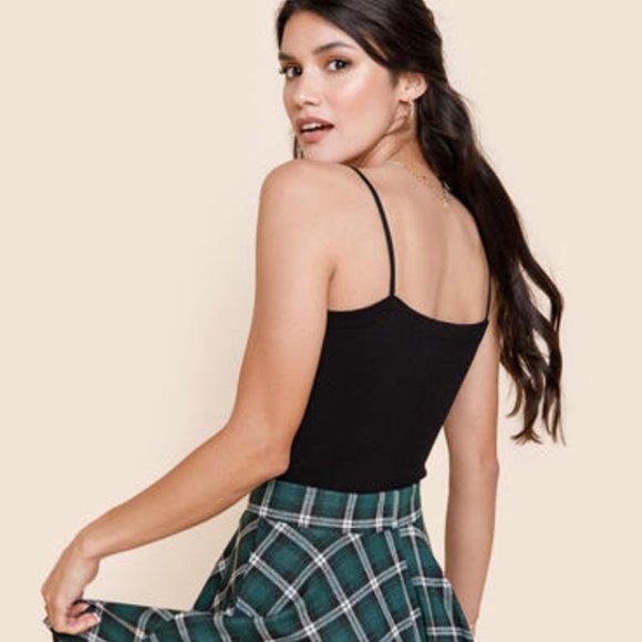 Francesca's | NWT Sienna Bungee Strap Seamless Bodysuit - Picture 2 of 14